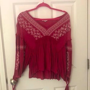 American Eagle bohemian blouse